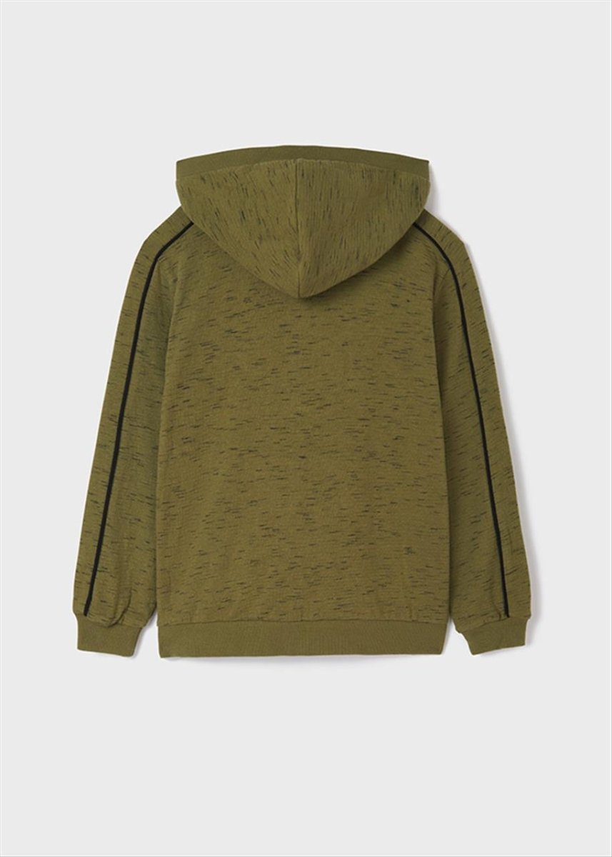 Felpa zip ragazzo Mayoral verde fiammato - ErreGiModaBimbo