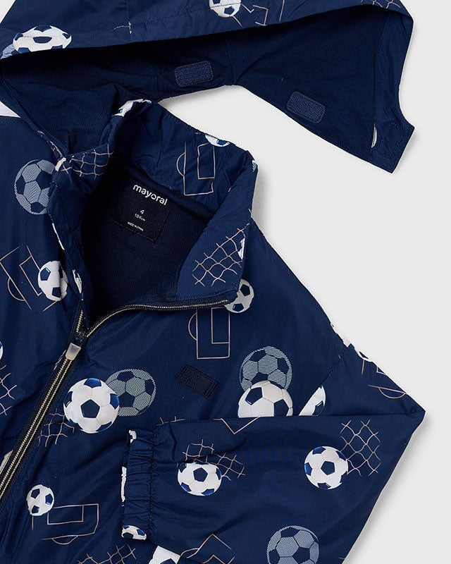 Giacca a vento bambino Mayoral - Stampa palloni calcio Mayoral 2 Anni 92cm
