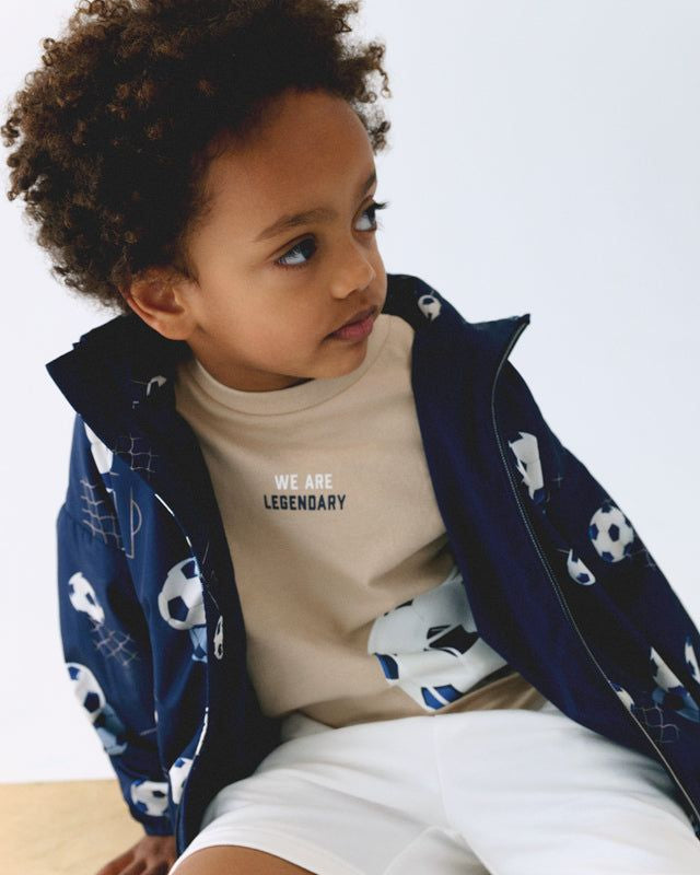 Giacca a vento bambino Mayoral - Stampa palloni calcio Mayoral 2 Anni 92cm