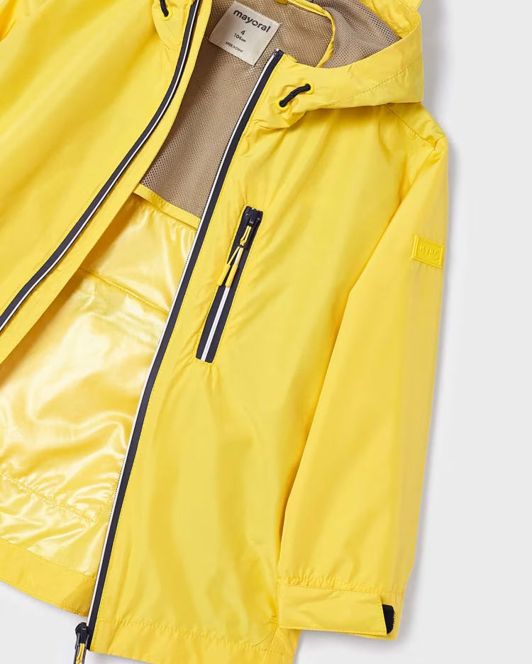 Giacca a vento con cappucciobambino Mayoral tela gialla Mayoral Giallo