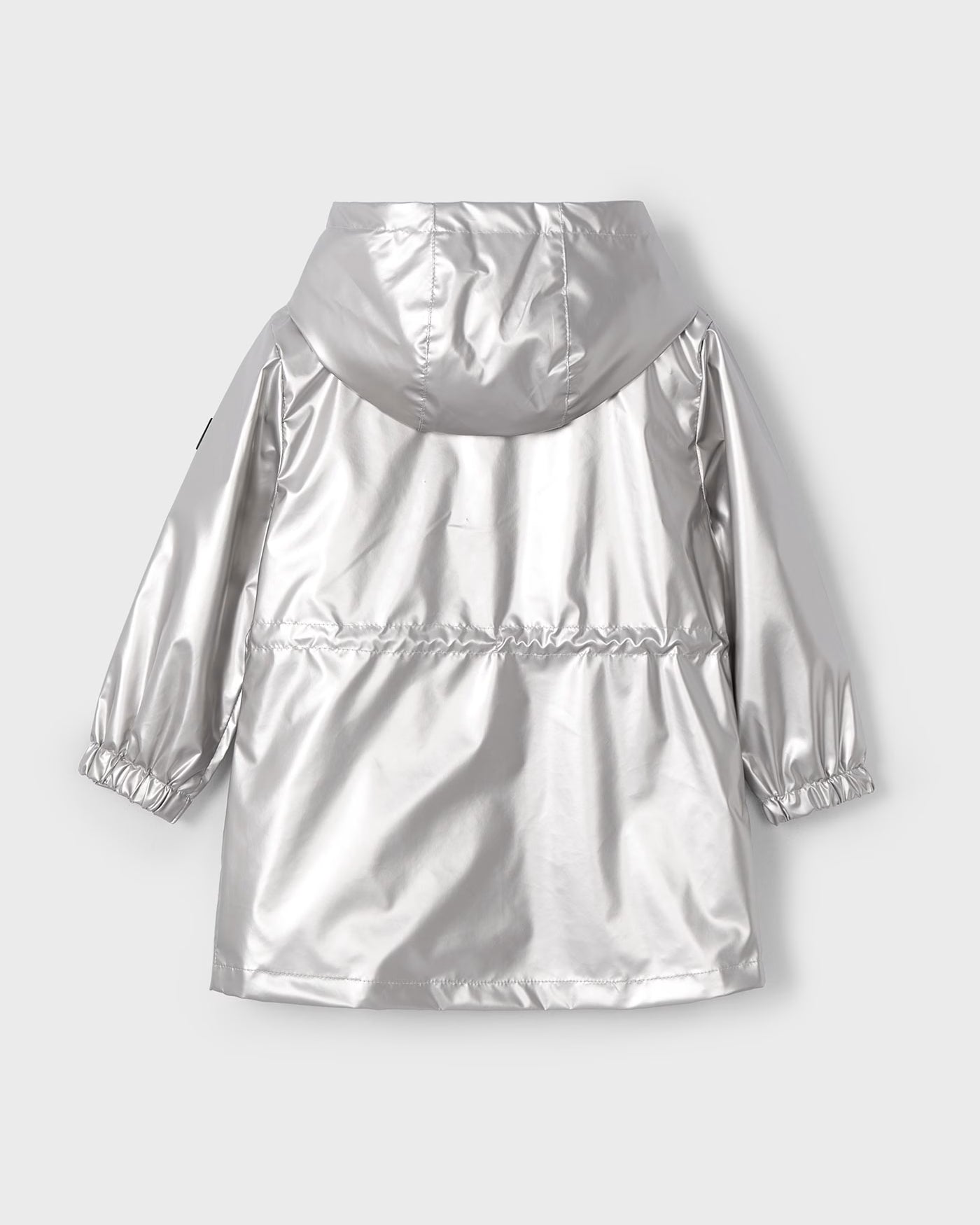 Giacca a vento cappuccio bambina Mayoral oro bianco Mayoral Argento