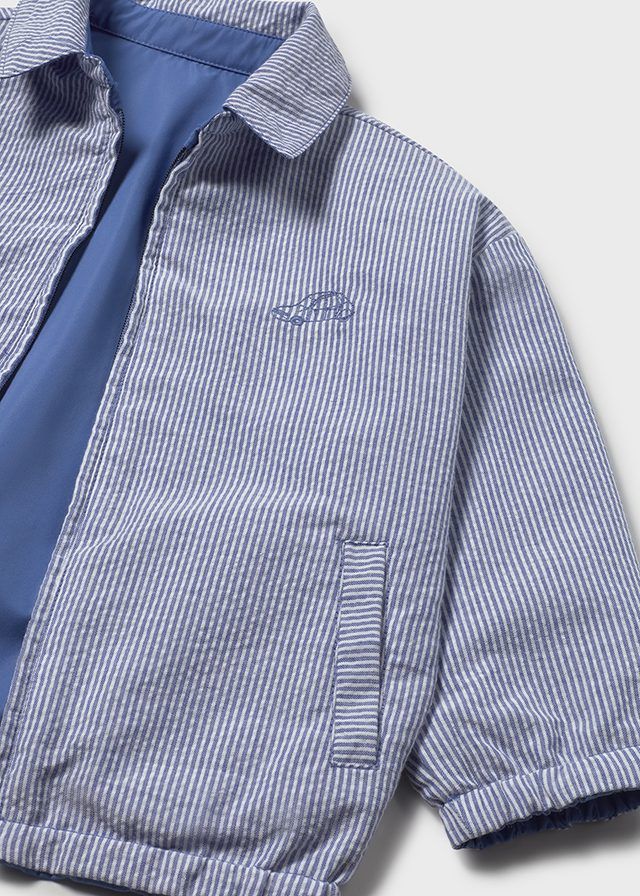 Giacca a vento neonato Mayoral - Blu righe Mayoral 6 Mesi 68cm