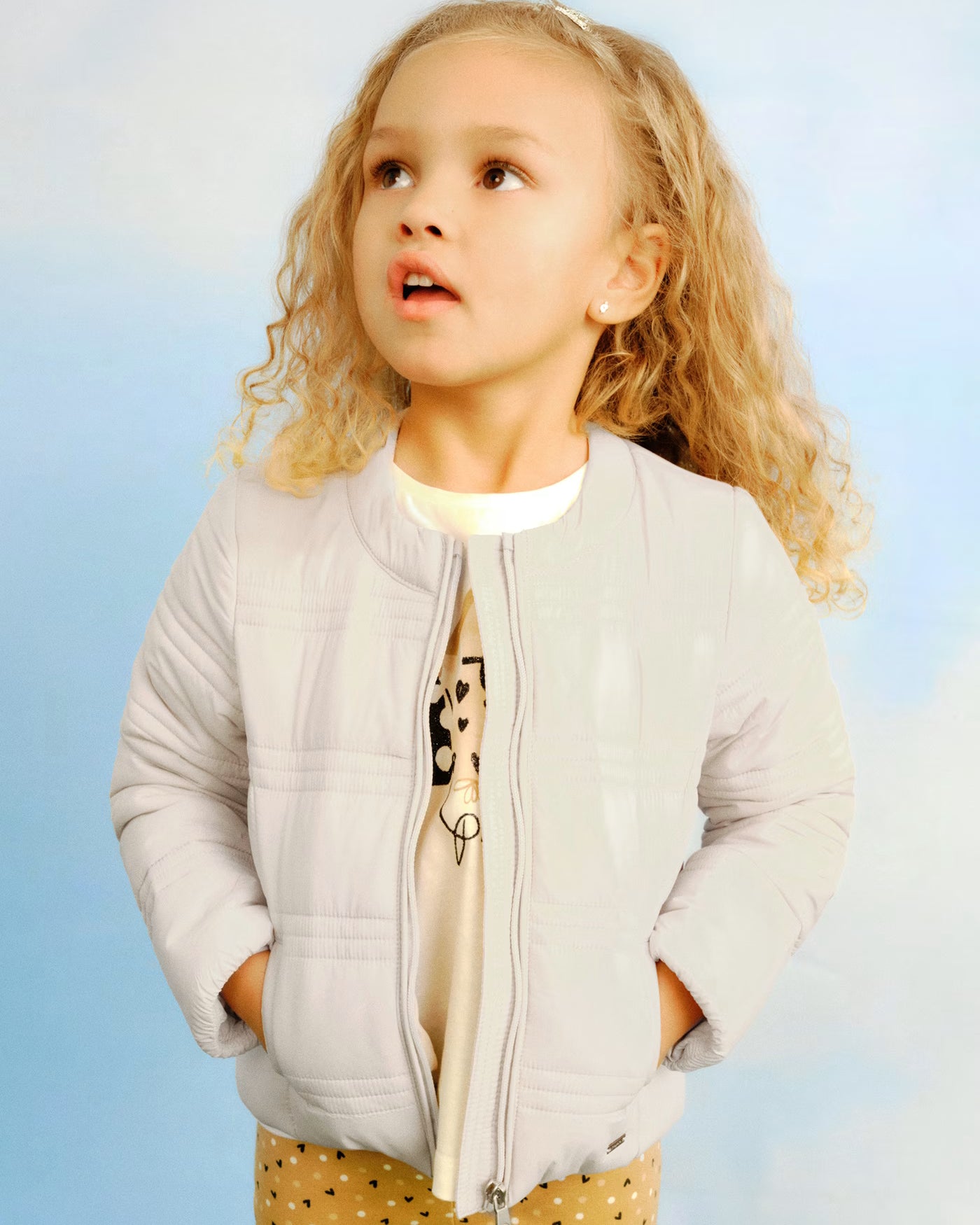 Giubbino 100 grammi leggero bambina Mayoral beige Mayoral Beige