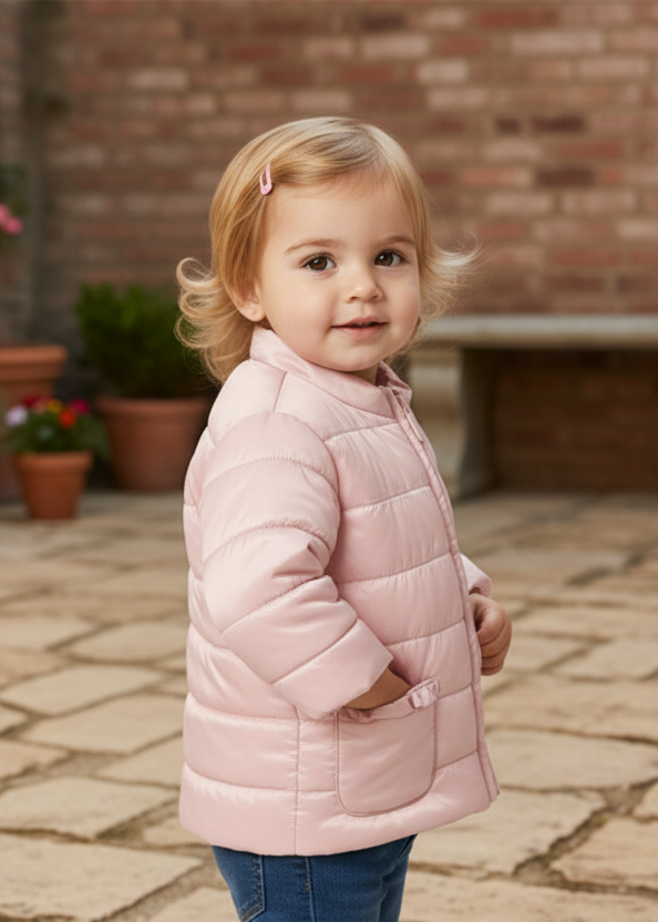 Giacca a vento leggera neonata Mayoral Newborn rosa baby Mayoral Rosa