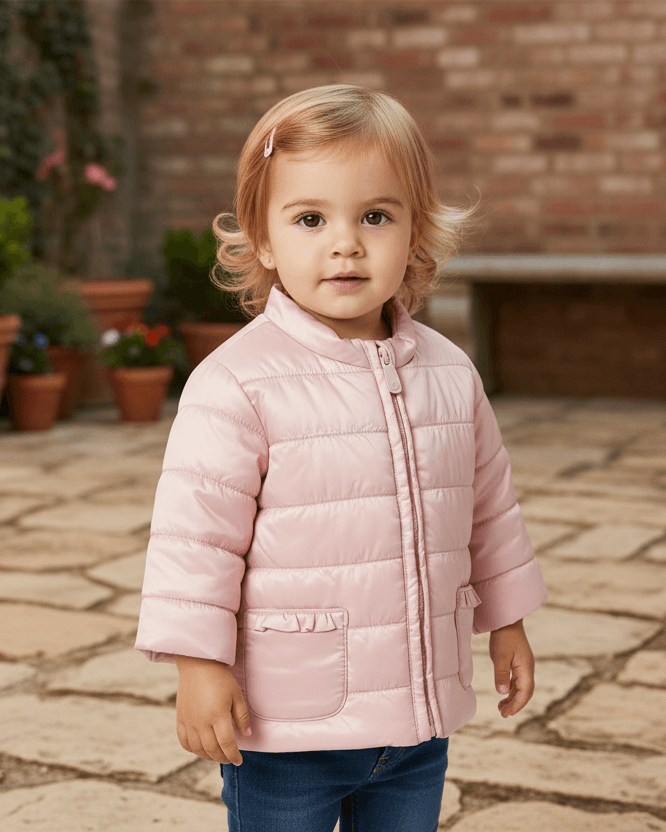 Giacca a vento leggera neonata Mayoral Newborn rosa baby Mayoral Rosa