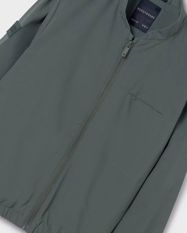 Giacca a vento ragazzo Mayoral tinta unita verde aloe Mayoral Aloe