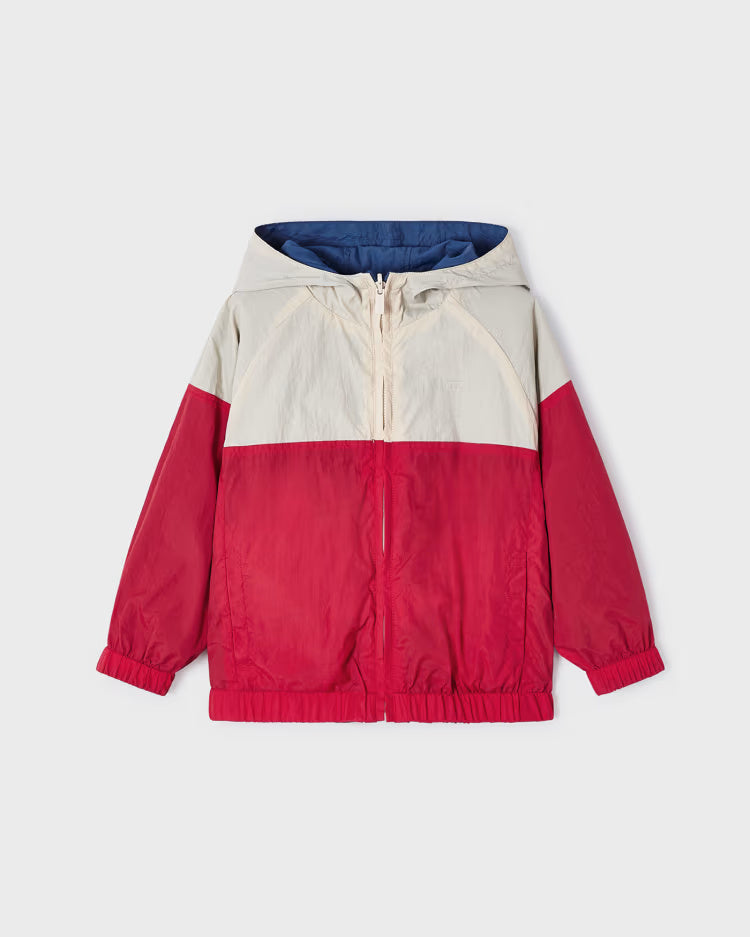 Giacca a vento bambino Mayoral reversibile blu-Anguria Mayoral Blu