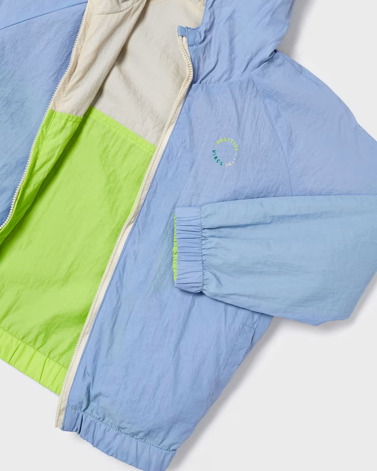 Giacca a vento bambino Mayoral reversibile azzurro-verde Mayoral Azzurro