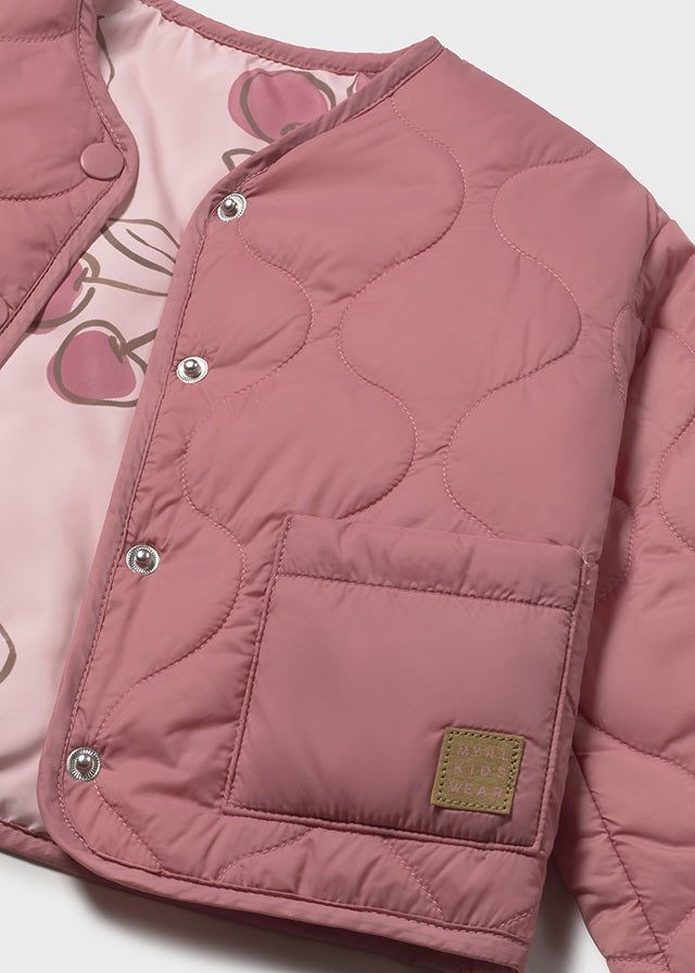 Giacca a vento neonata Mayoral reversibile rosa Mayoral 6 Mesi 68cm