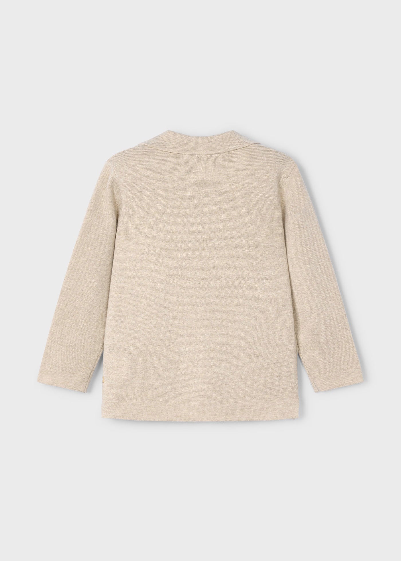 Giacca ameircana bavero tricot bambino Mayoral beige sabbia Mayoral 2 Anni 92cm