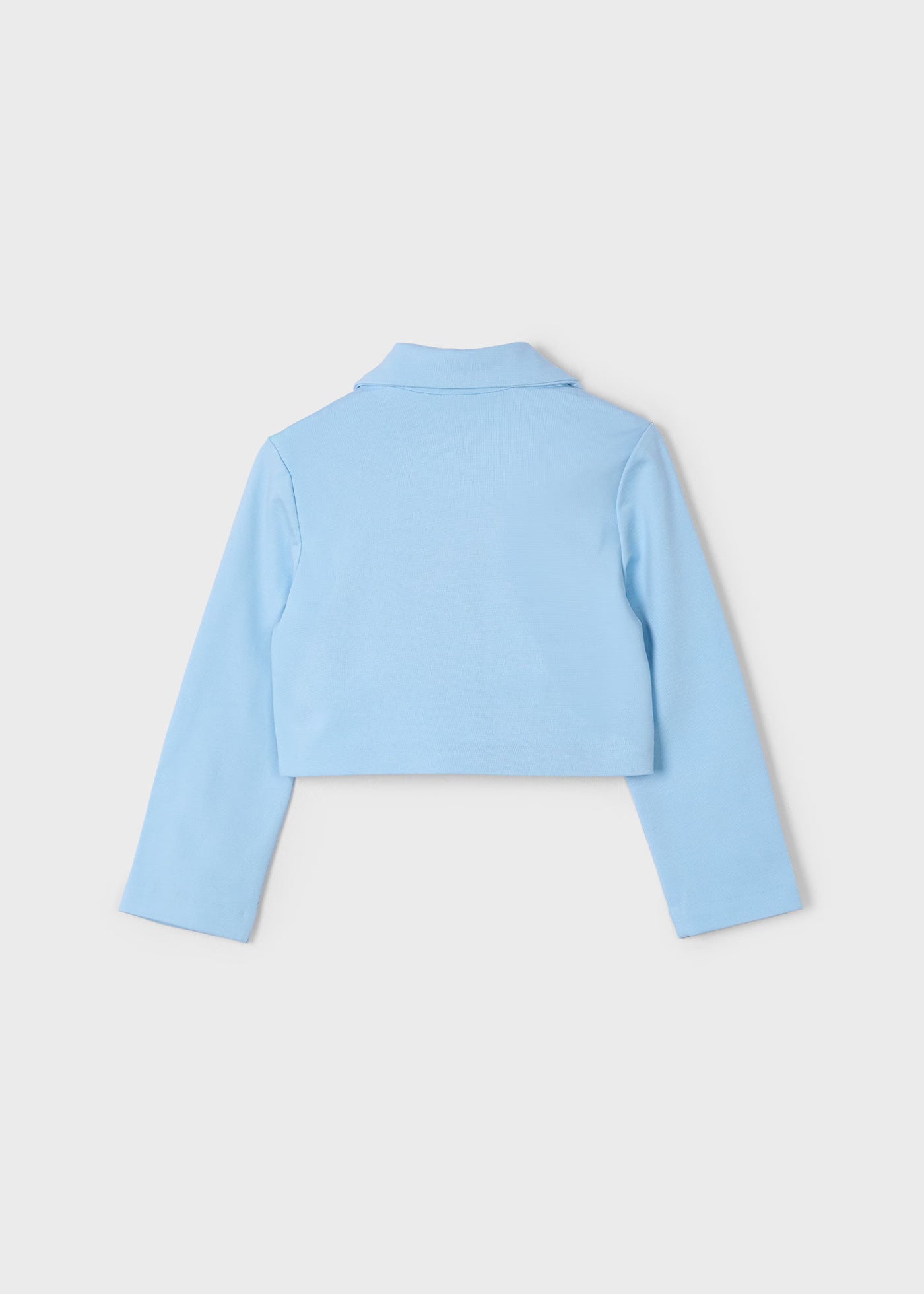 Giacca bavero bambina Mayoral azzurro cielo Mayoral Azzurro