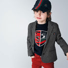 Giacca elegante grigia mix bambino Mayoral - ErreGiModaBimbo