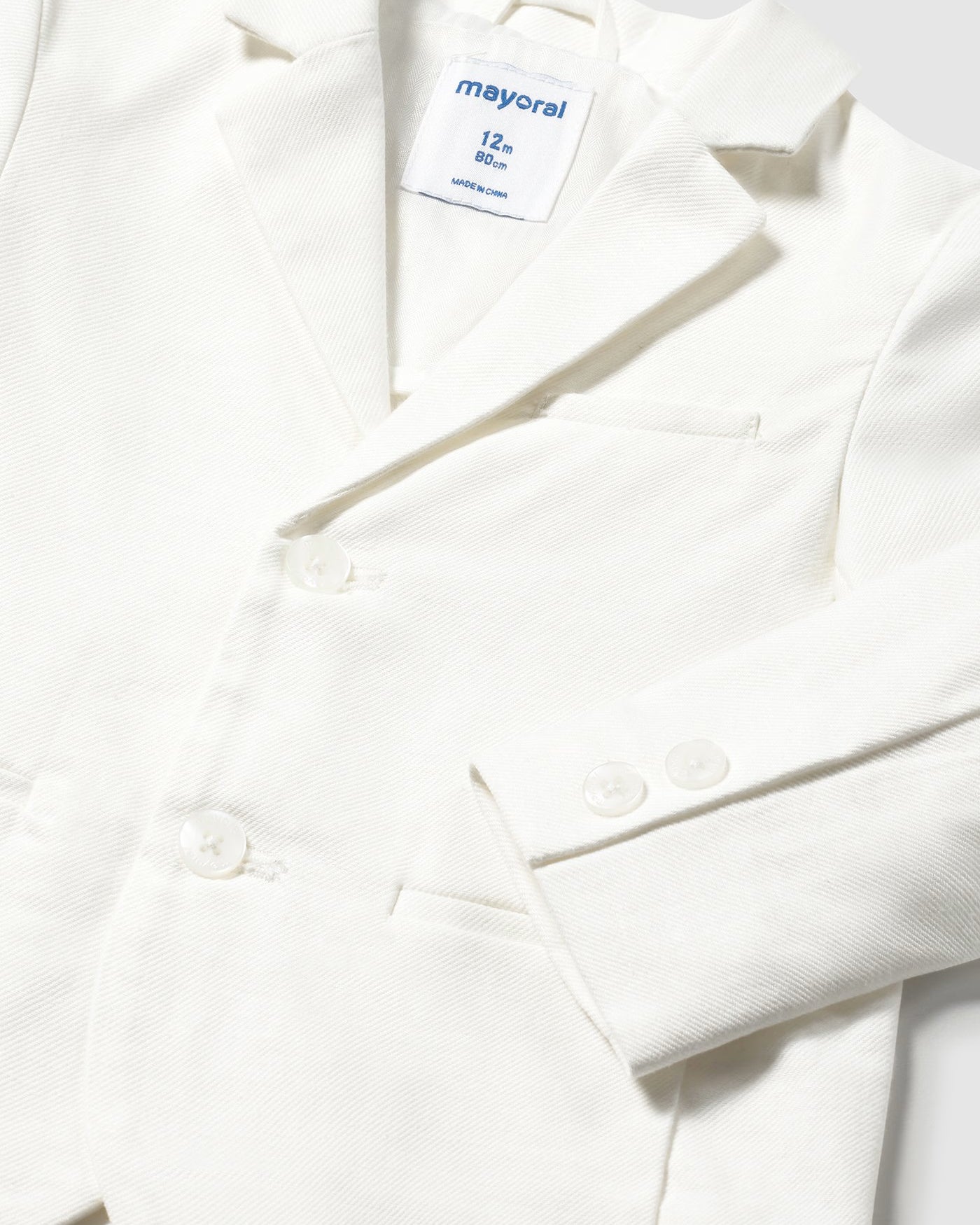 Giacca elegante lino neonato Mayoral color panna Mayoral 6 Mesi 68cm