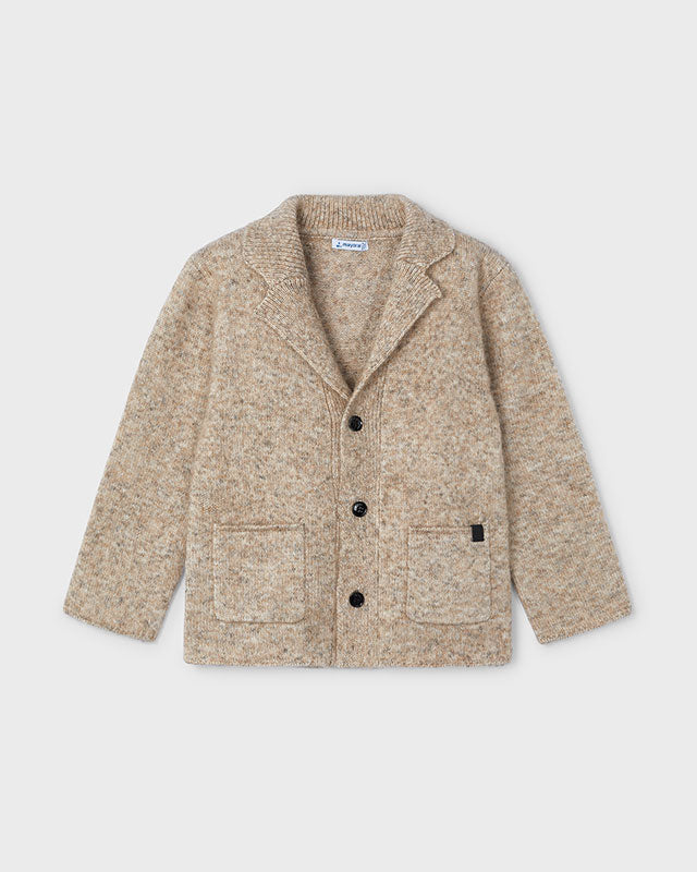 Giacca in maglia morbido tricot bambino Mayoral beige Mayoral Beige