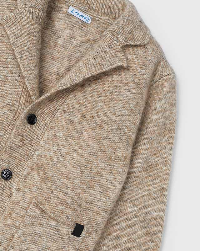 Giacca in maglia morbido tricot bambino Mayoral beige Mayoral Beige