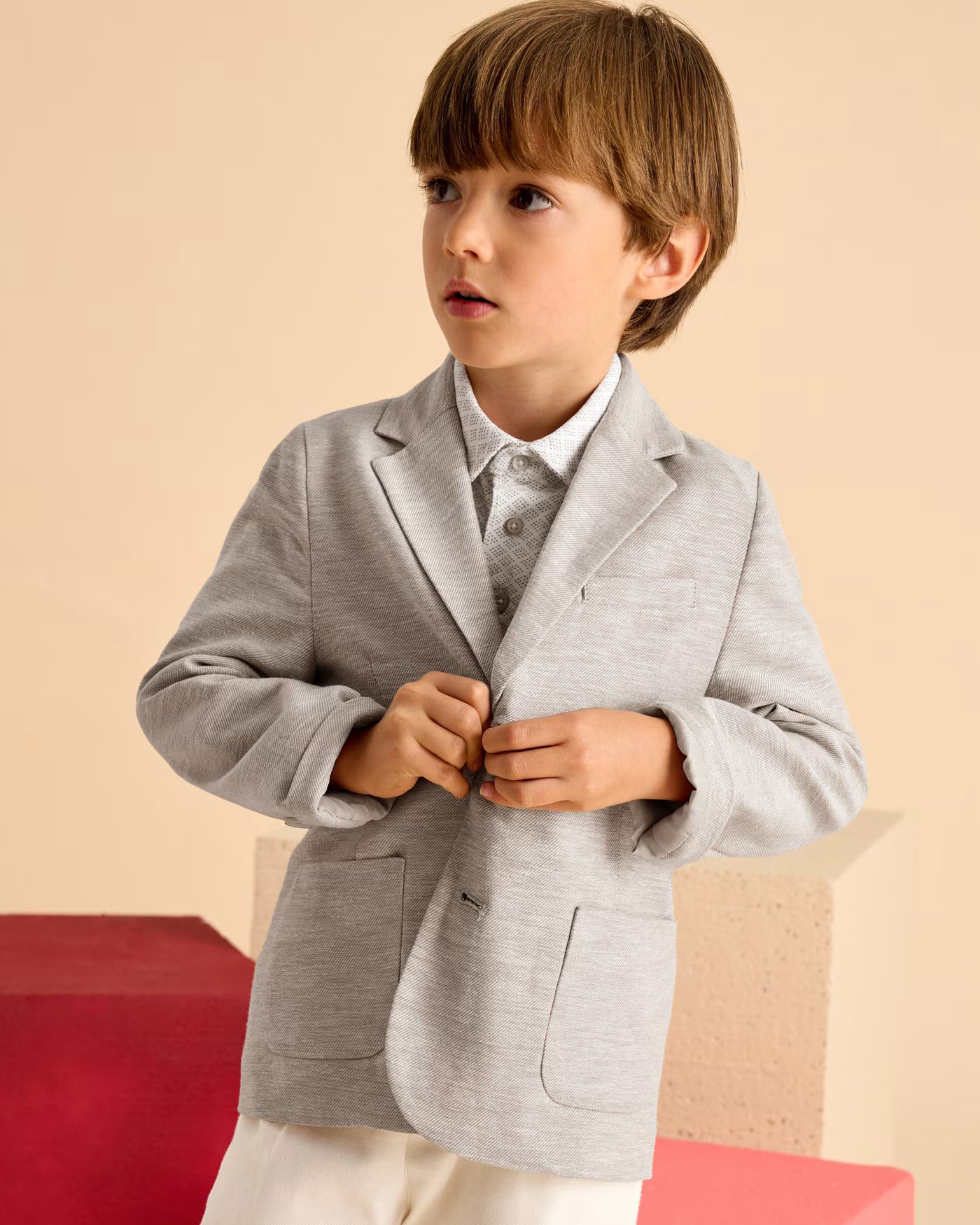 Giacca lino bambino Mayoral beige sabbia Mayoral 2 Anni 92cm