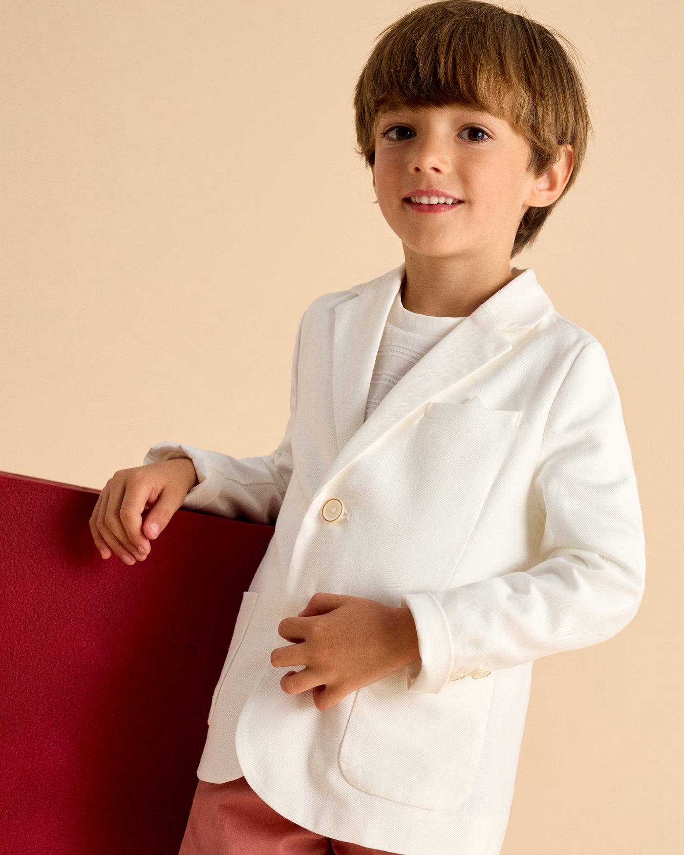 Giacca lino bambino Mayoral panna Mayoral 2 Anni 92cm