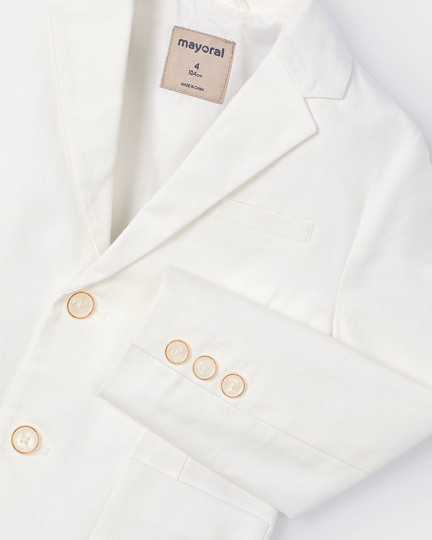 Giacca lino bambino Mayoral panna Mayoral 2 Anni 92cm