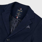 Giacca Mayoral modello scollo a V blu tinta unita - ErreGiModaBimbo