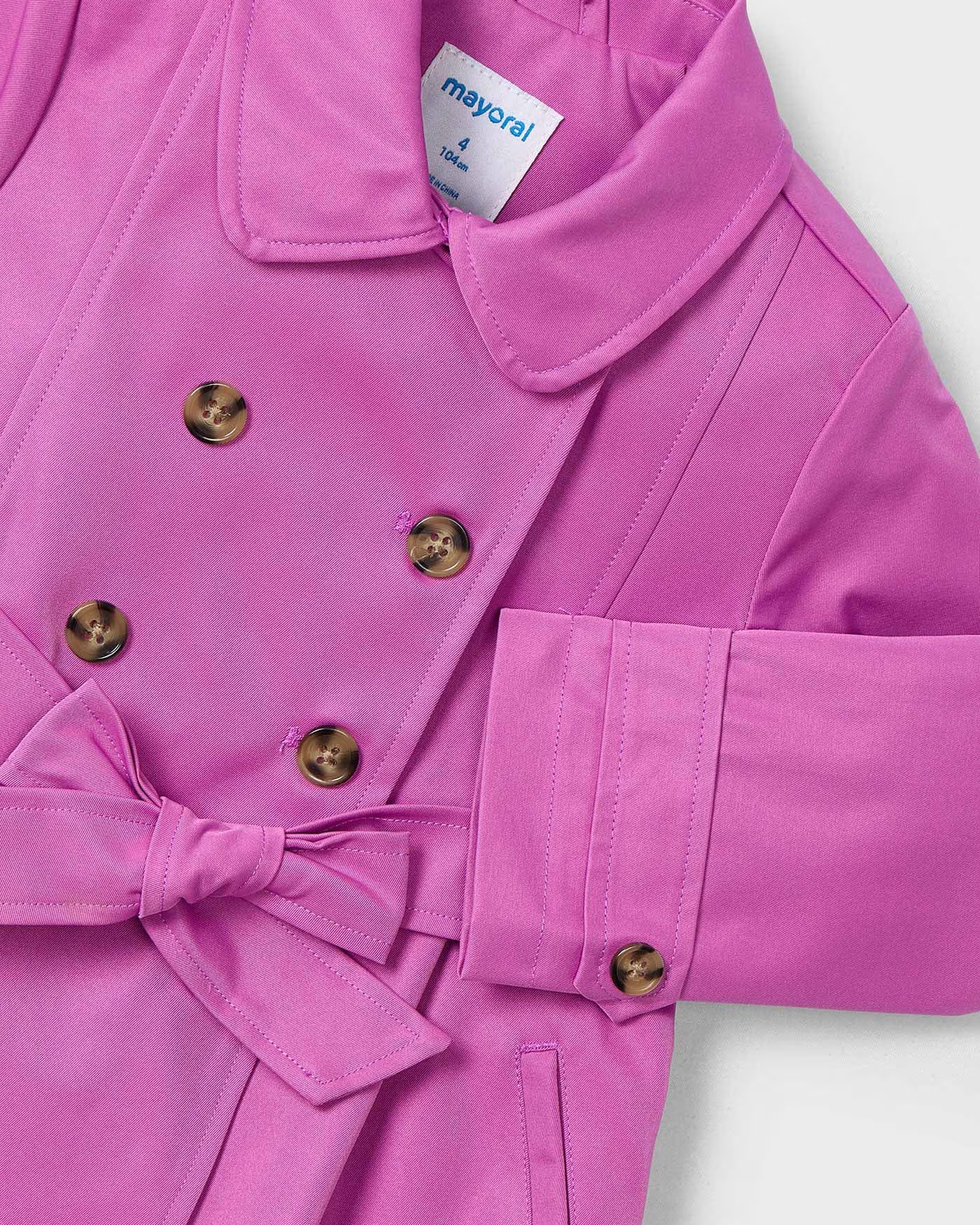 Giacca modello fiocco bambina Mayoral orchidea malva Mayoral Malva