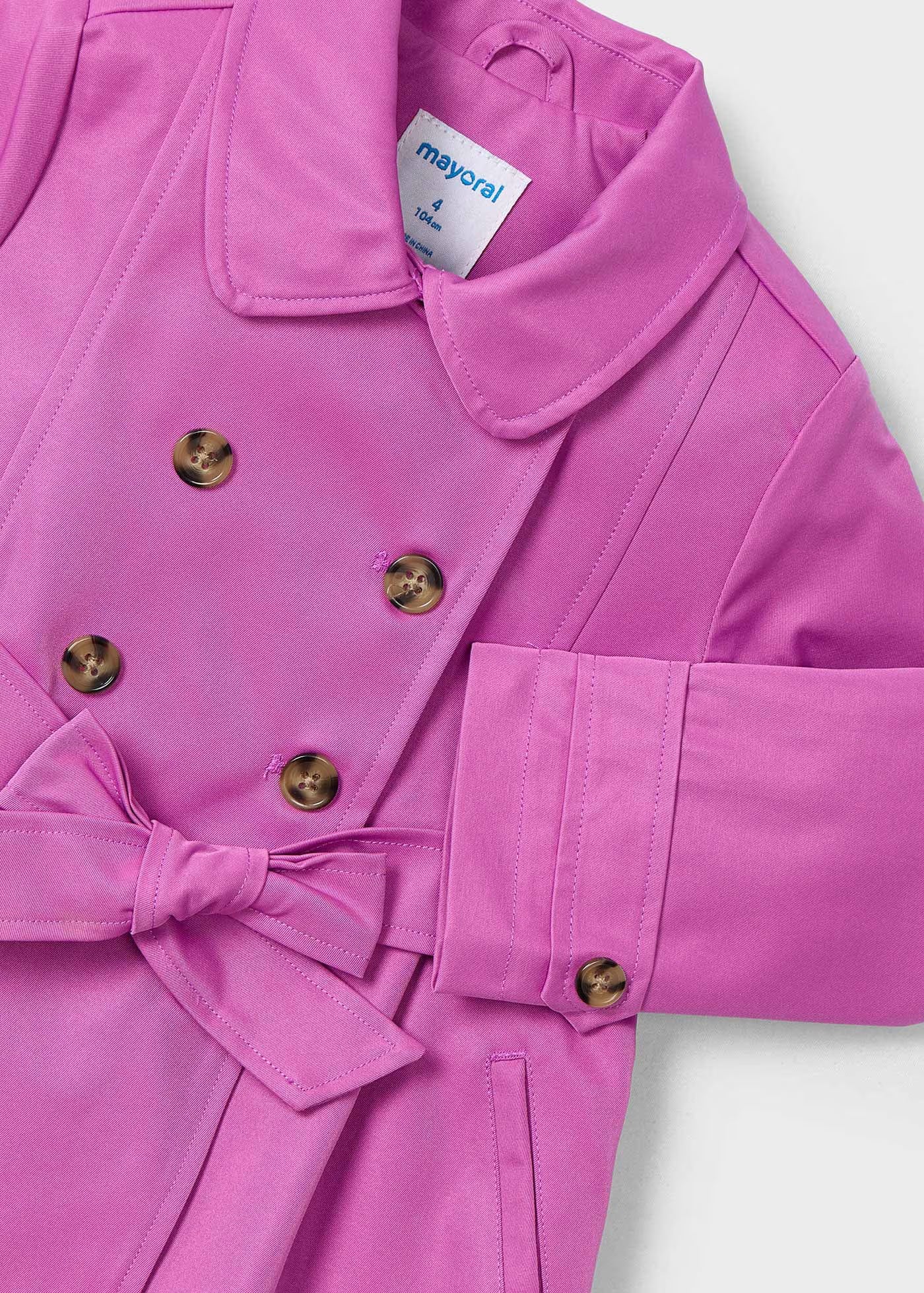 Giacca modello fiocco bambina Mayoral orchidea malva Mayoral Malva