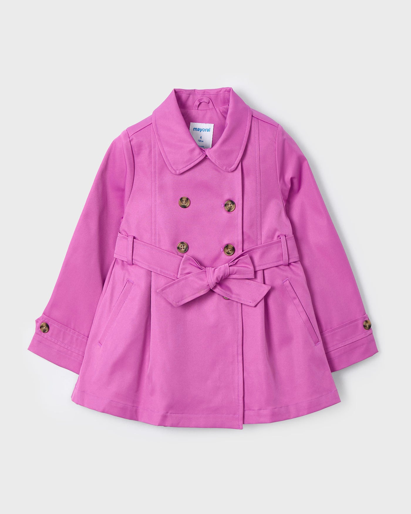 Giacca modello fiocco bambina Mayoral orchidea malva Mayoral Malva