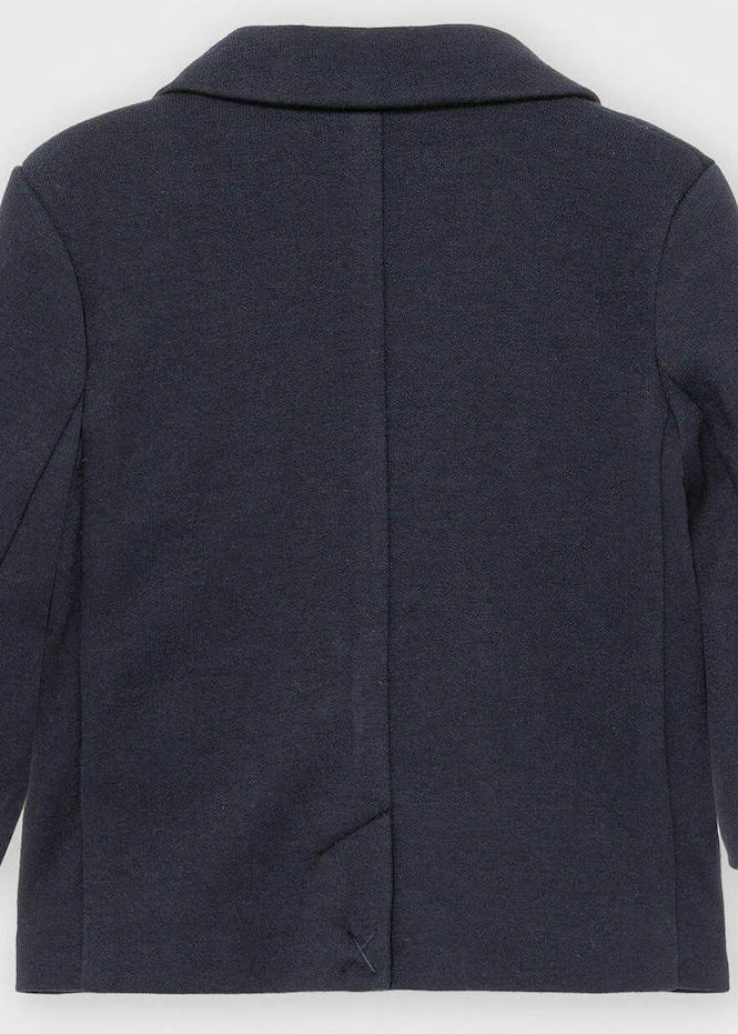 Giacca neonato Mayoral scollo a V colore blu marino - ErreGiModaBimbo