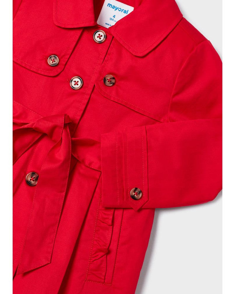Giacca Trench coat bambina Mayoral rosso Mayoral 2 Anni 92cm