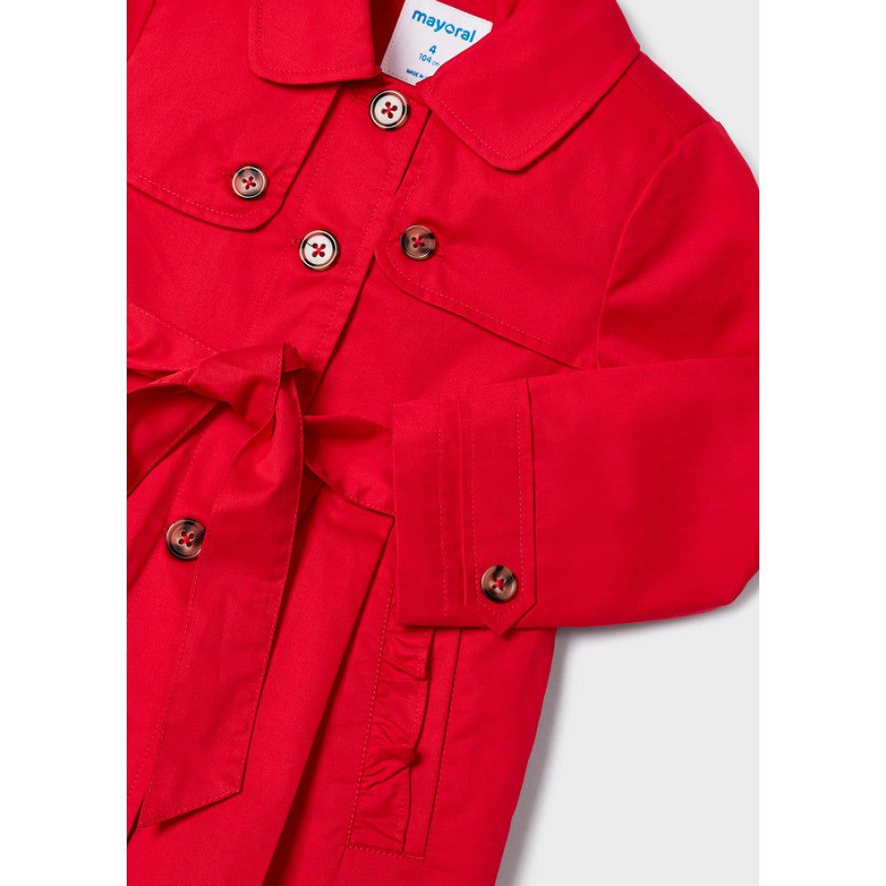 Giacca Trench coat bambina Mayoral rosso Mayoral 2 Anni 92cm