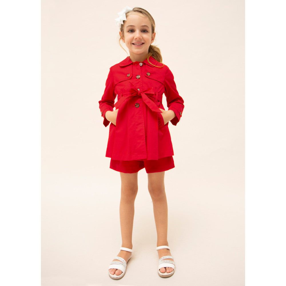 Giacca Trench coat bambina Mayoral rosso Mayoral 2 Anni 92cm