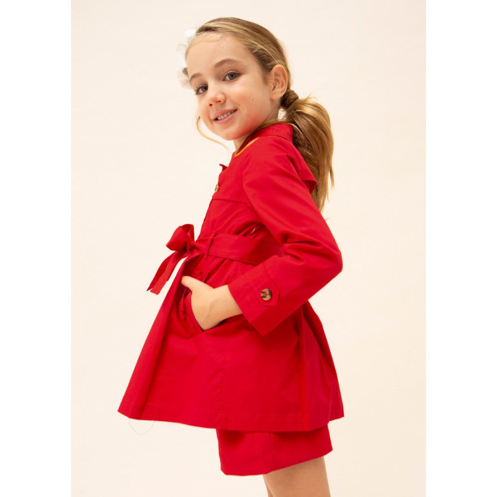 Giacca Trench coat bambina Mayoral rosso Mayoral 2 Anni 92cm