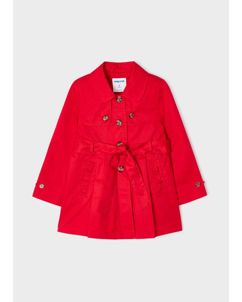 Giacca Trench coat bambina Mayoral rosso Mayoral 2 Anni 92cm