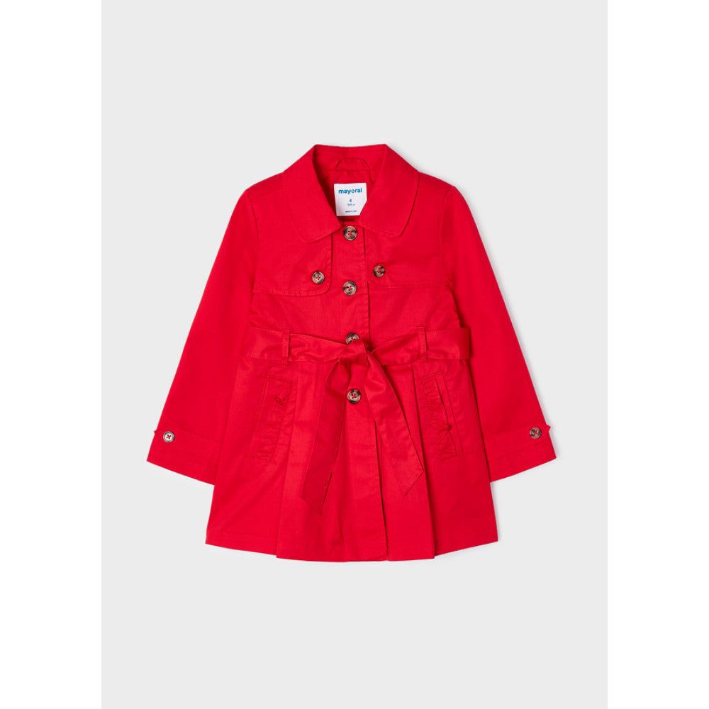 Giacca Trench coat bambina Mayoral rosso Mayoral 2 Anni 92cm