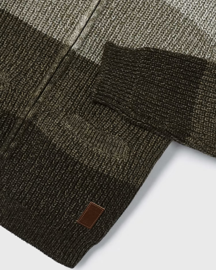 Giacca zip in maglia blocchi verde bambino Mayoral - ErreGiModaBimbo