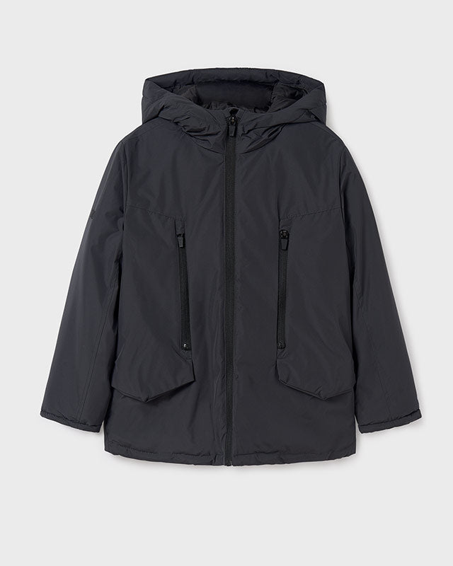 Giubbino invernale imbottito ragazzo Mayoral color liquirizia Mayoral Liquirizia