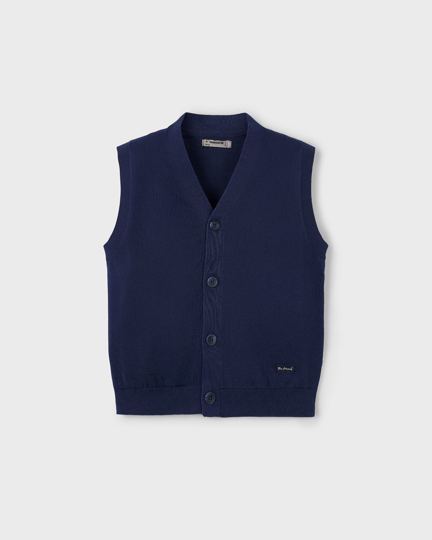 Gilet in maglia tricot bambino Mayoral blu marino Mayoral 2 Anni 92cm