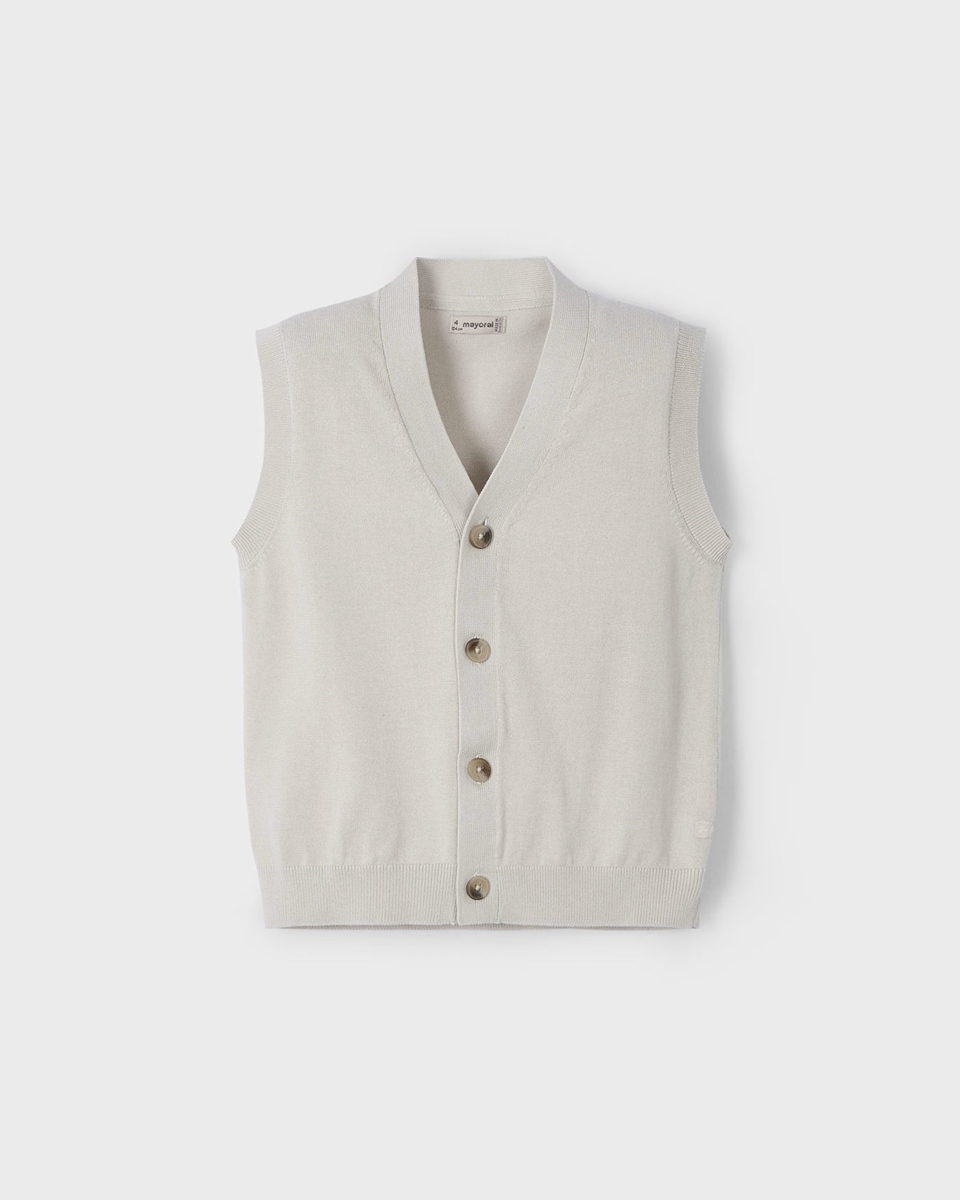 Gilet in maglia tricot bambino Mayoral grigio pietra Mayoral 2 Anni 92cm