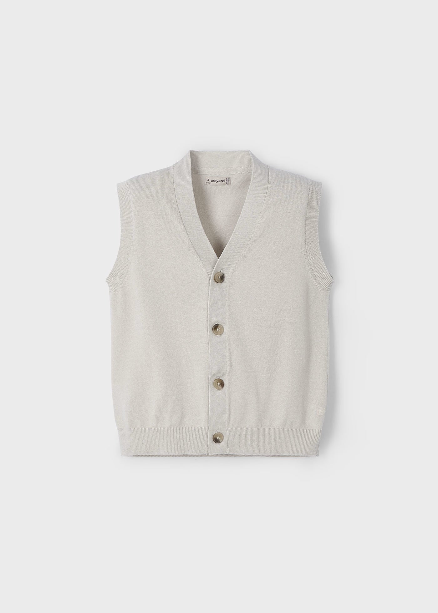 Gilet in maglia tricot bambino Mayoral grigio pietra Mayoral 2 Anni 92cm