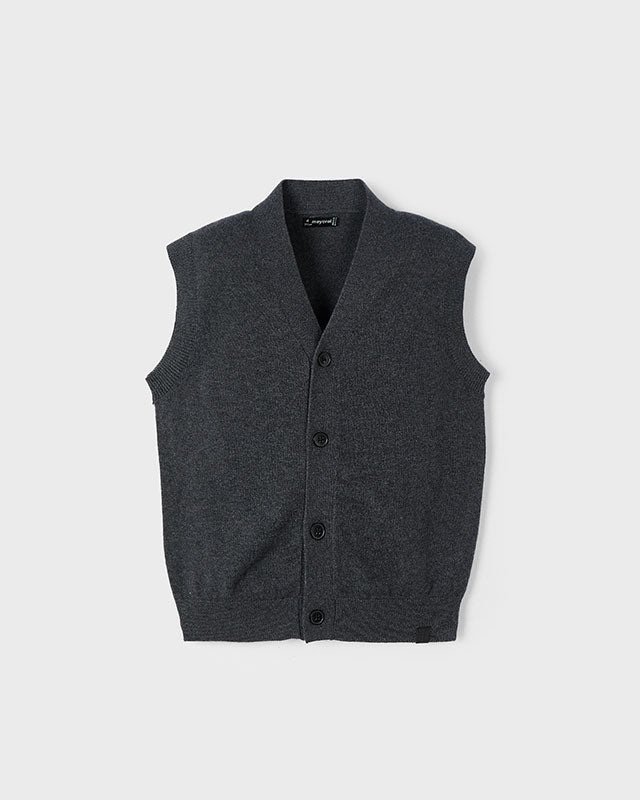 Gilet in maglia tricot bambino Mayoral grigio attrancite Mayoral Attrancite