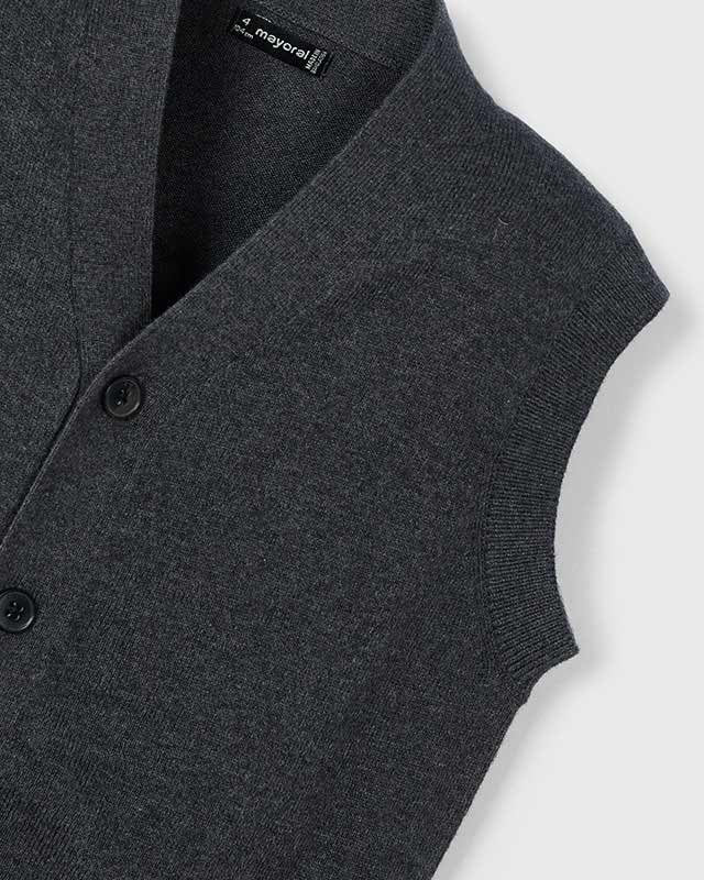 Gilet in maglia tricot bambino Mayoral grigio attrancite Mayoral Attrancite