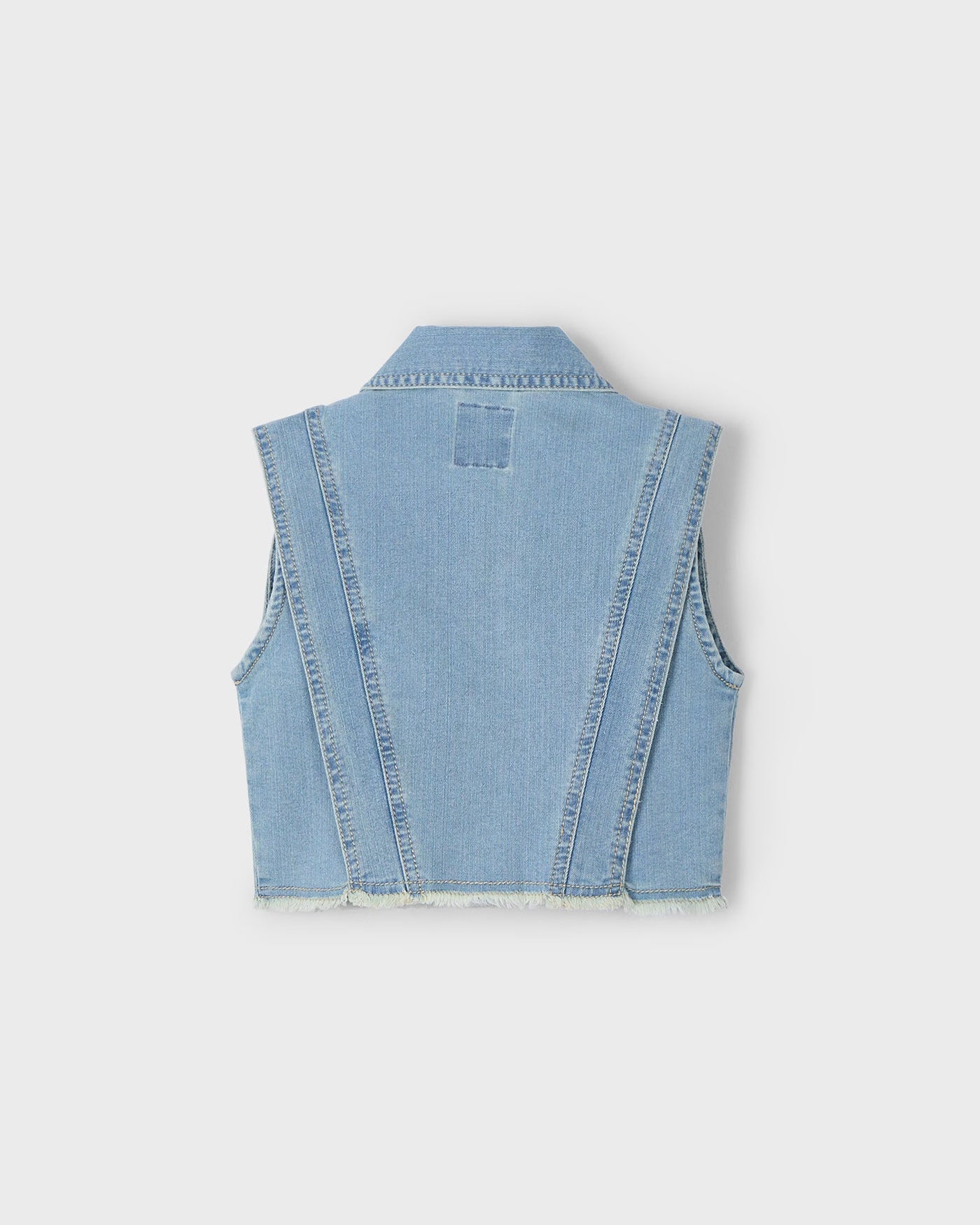 Gilet jeans bambina Mayoral denim chiaro Mayoral Azzurro