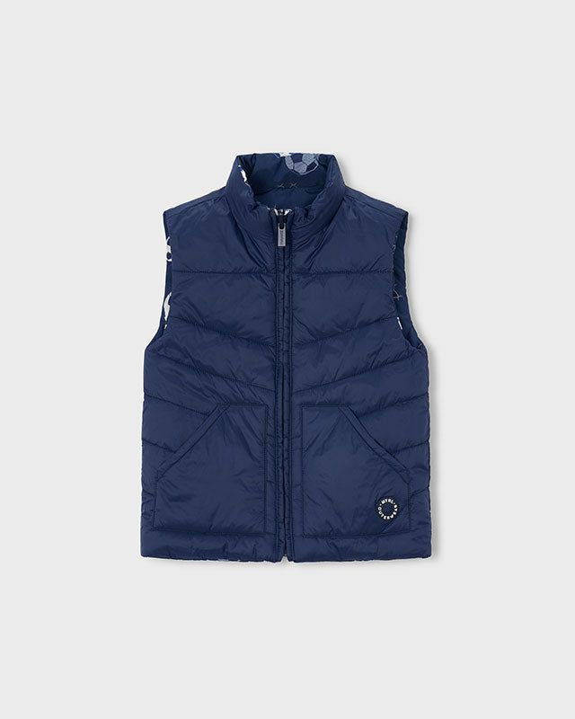 Gilet trapuntato bambino Mayoral reversibile palloni calcio Mayoral 2 Anni 92cm