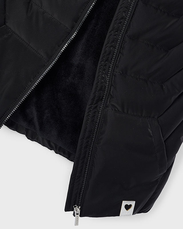 Giubbino Gilet imbottito bambina Mayoral nero Mayoral Nero