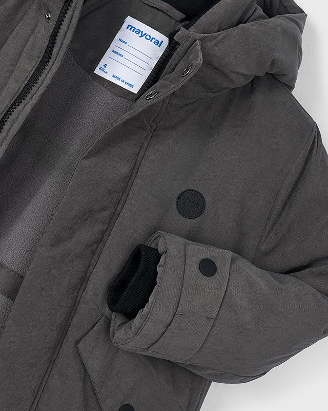 Giubbino parka bambino Mayoral grigio lavagna Mayoral 2 Anni 92cm