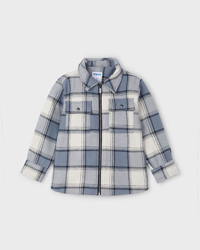 Giacca bambino Mayoral quadri azzurro Mayoral Azzurro