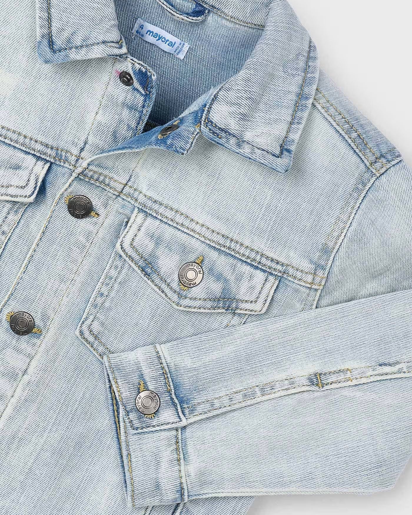 Giubbotto bambino Mayoral jeans blu chiaro Mayoral Azzurro