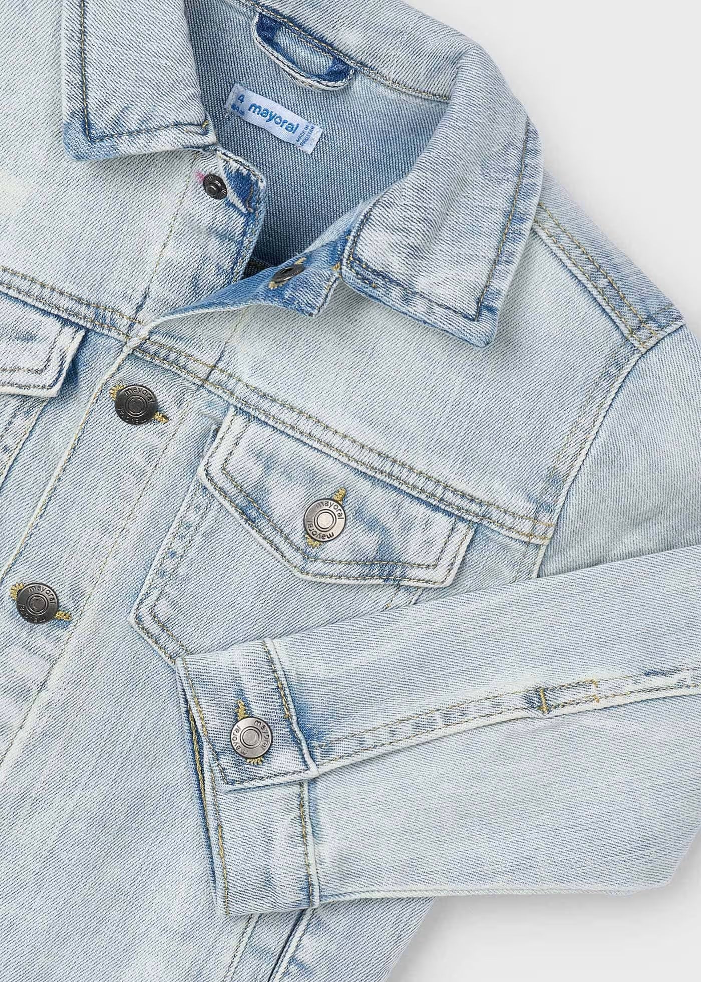 Giubbotto bambino Mayoral jeans blu chiaro Mayoral Azzurro