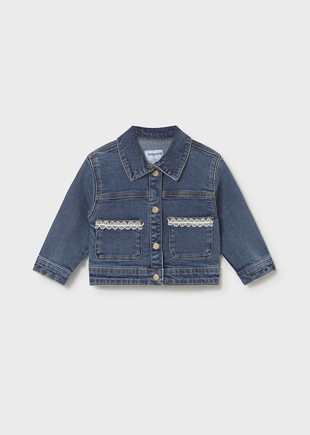 Giubbotto jeans neonata Mayoral blu scuro Mayoral 6 Mesi 68cm