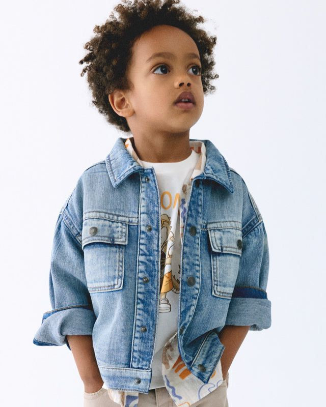 Giubbotto jeans chiaro bambino Mayoral Mayoral 2 Anni 92cm