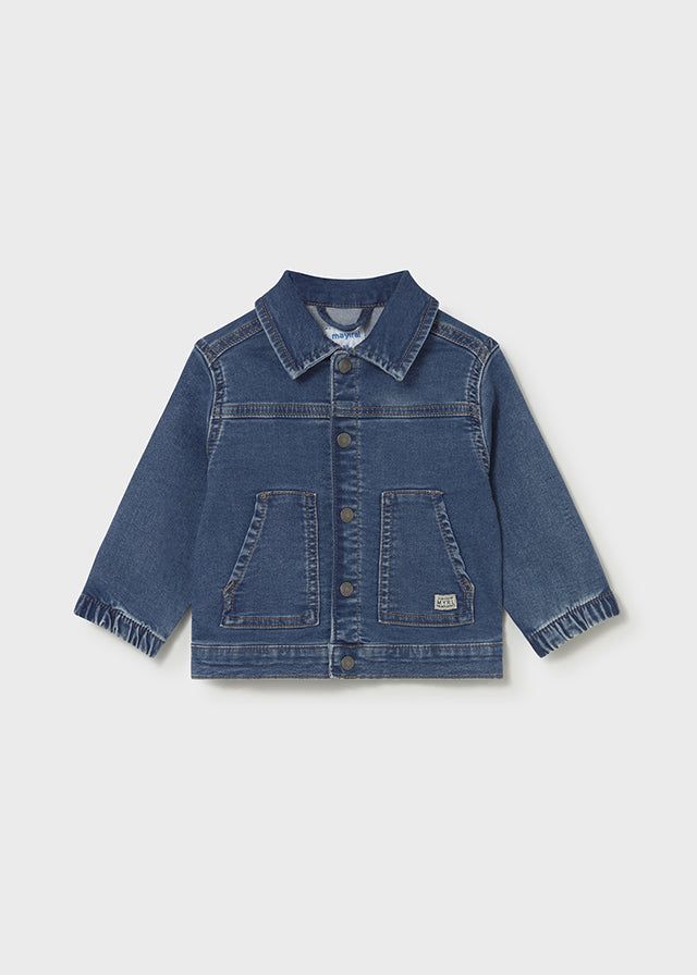 Giubbotto jeans neonato Mayoral blu medio Mayoral 6 Mesi 68cm